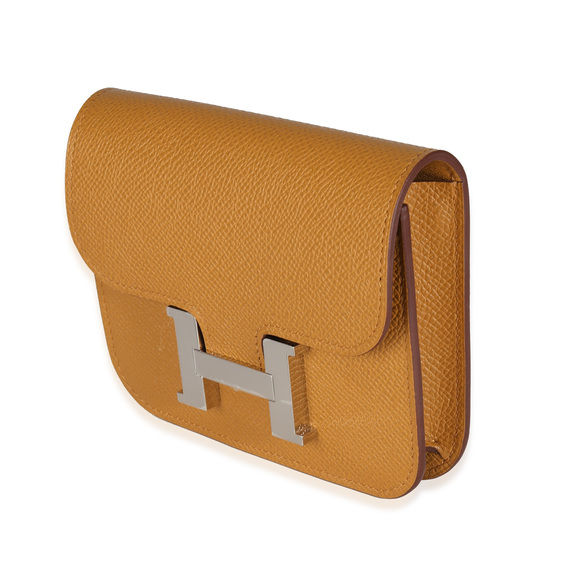 Hermès Sesame Epsom Constance Slim Wallet PHW - Picture 4 of 7